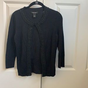 Black cardigan